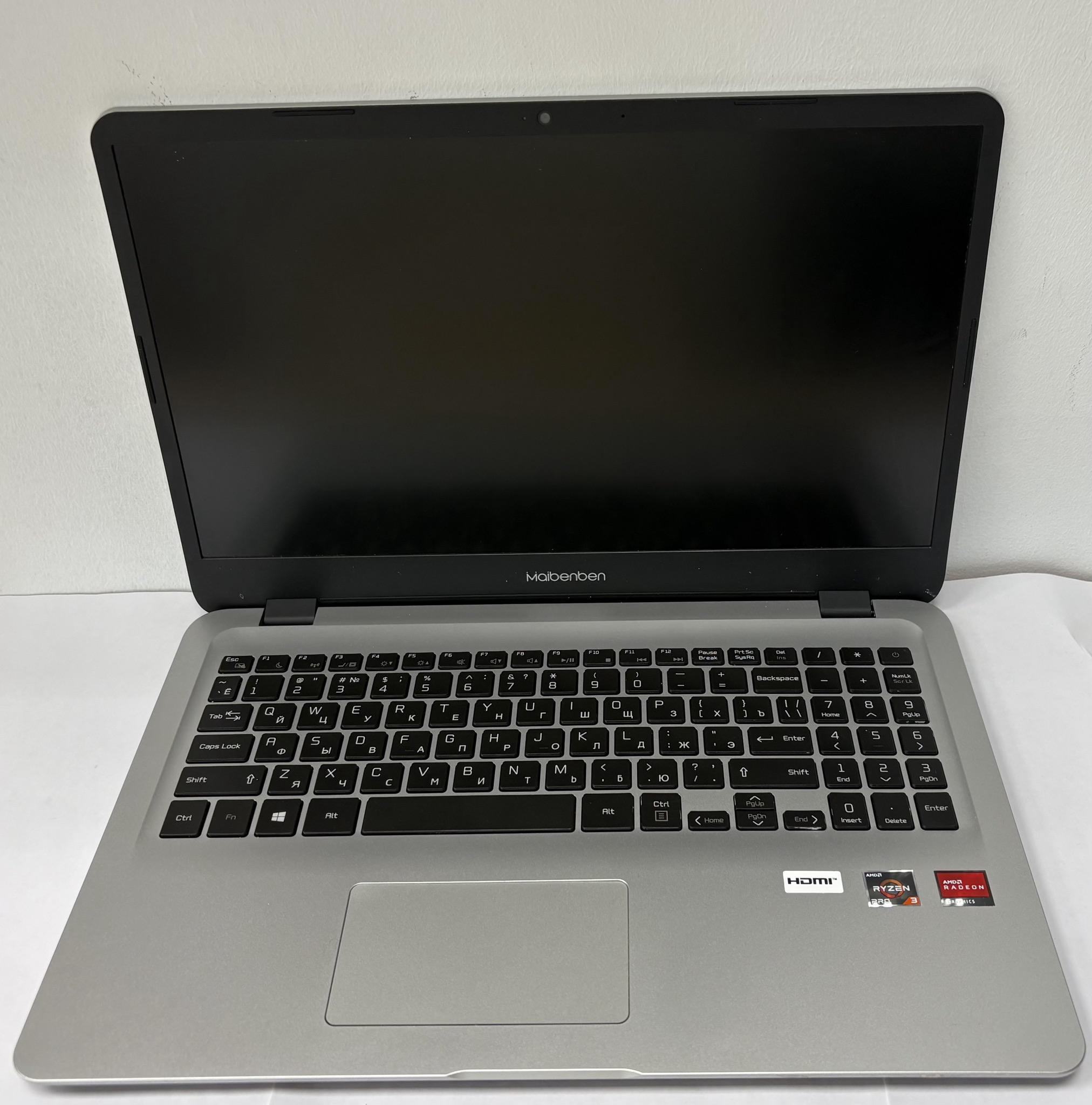Ноутбук MAIBENBEN M543, серебристый, 15,6", Ryzen 3 PRO 4450U, 8 ГБ ОЗУ, 512 ГБ SSD-1