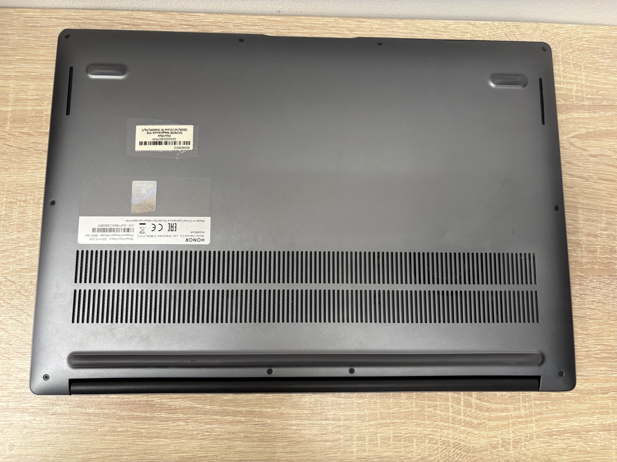 Ноутбук Honor MagicBook X16 BRG-561, серый, 16", Intel Core i5-13420H, 16 ГБ ОЗУ, 1 ТБ SSD