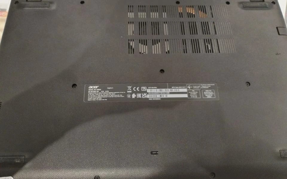 Ноутбук Acer Aspire 3 A317-53-510U, 17.3", Intel Core i5, 12 ГБ ОЗУ, 512 ГБ SSD, серый
