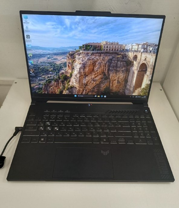 Ноутбук ASUS TUF Gaming F16 FX607VJ-RL047, серый, 16", Intel Core i5, 16 ГБ ОЗУ, 512 ГБ SSD, NVIDIA 