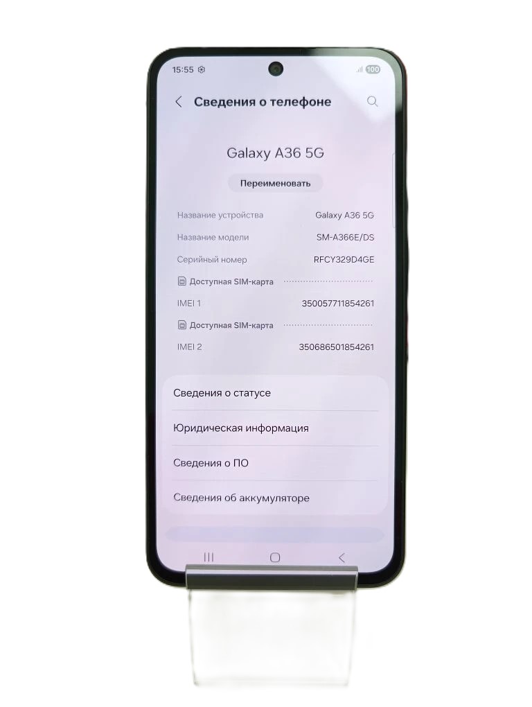 Смартфон Samsung Galaxy A36 5G, 8/256 ГБ, чёрный-1