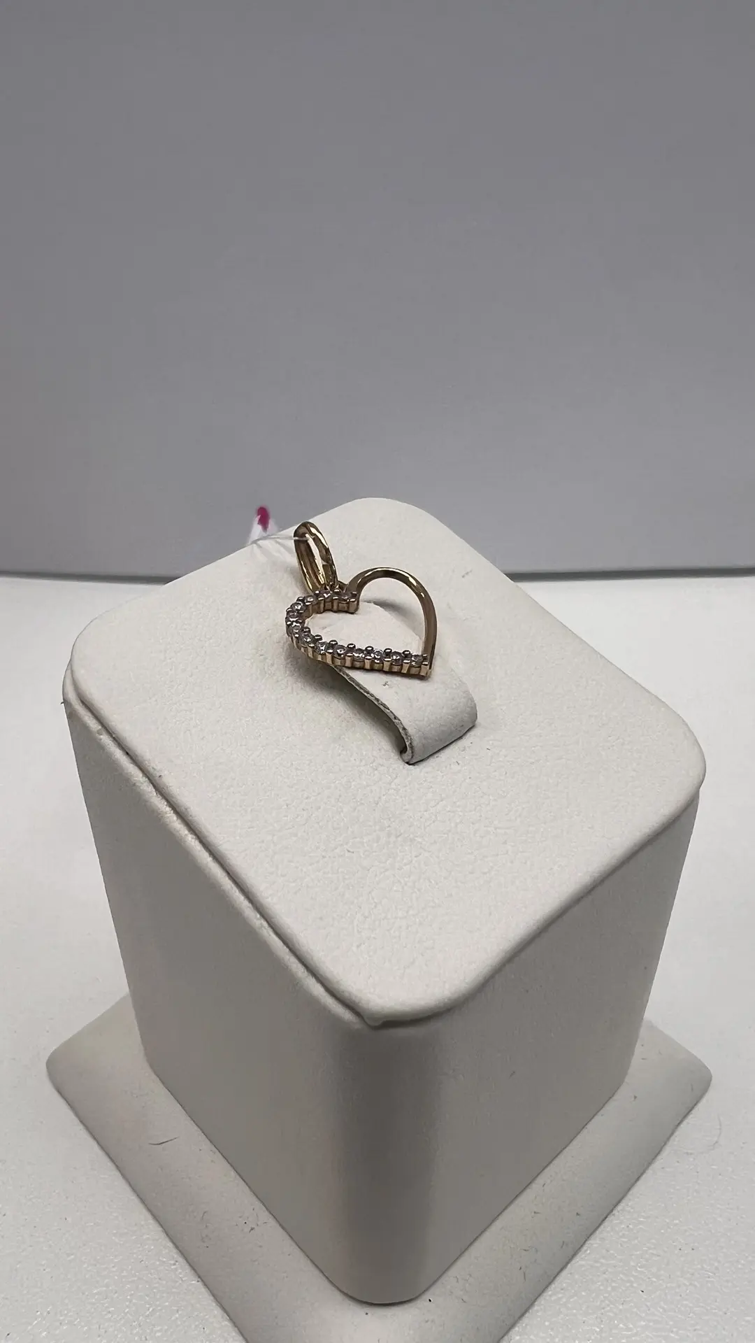 Подвеска из золота 585 пробы с фианитом, 0, 72 гр