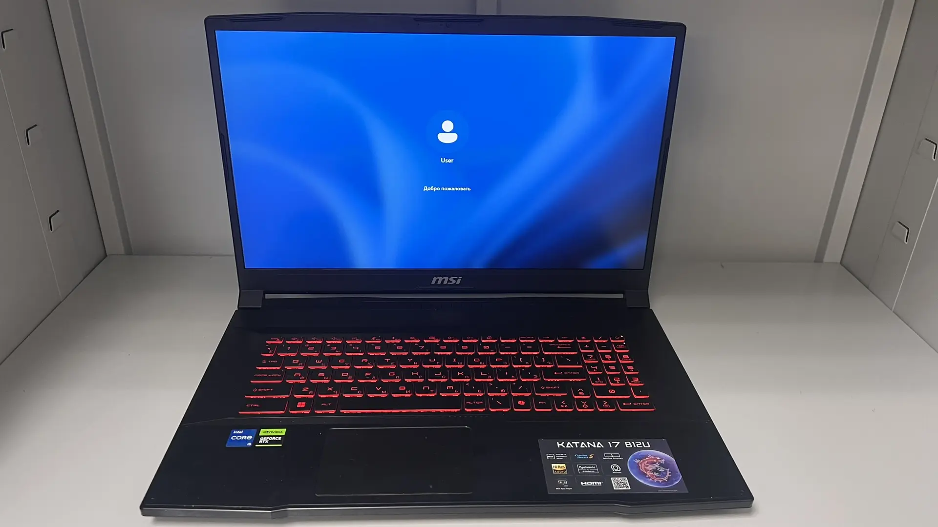 Ноутбук MSI Katana 17 B12UCR-821XRU, 17.3", Intel Core i5-12450H, 16 ГБ ОЗУ, 512 ГБ SSD, чёрный-1