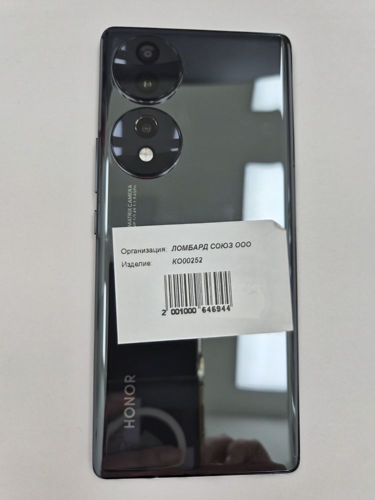 Смартфон Honor 70 FNE-NX9, 12/256 ГБ, чёрный-1