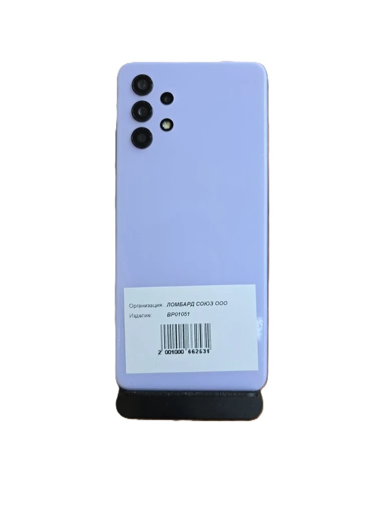 Смартфон Samsung Galaxy A32, 4/64 ГБ, фиолетовый