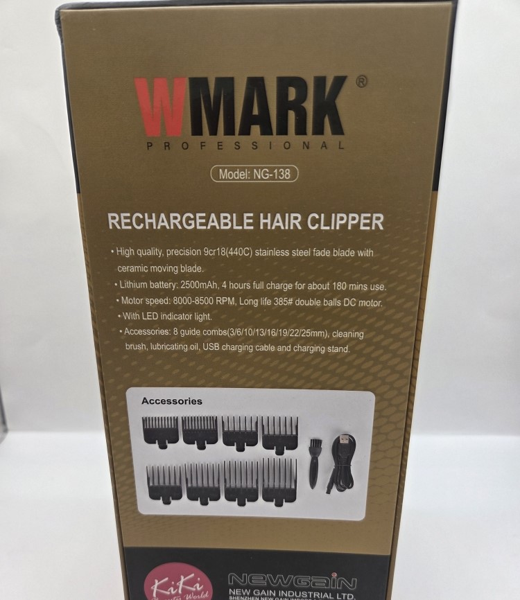 Профессиональная машинка для стрижки волос WMARK NG-138