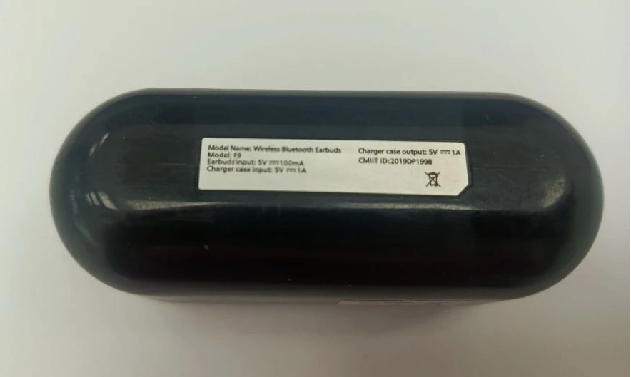 Беспроводные наушники Wireless F9, чёрные