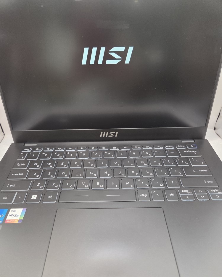 Ноутбук MSI Modern 14 C12M, чёрный, 8/512 ГБ-1