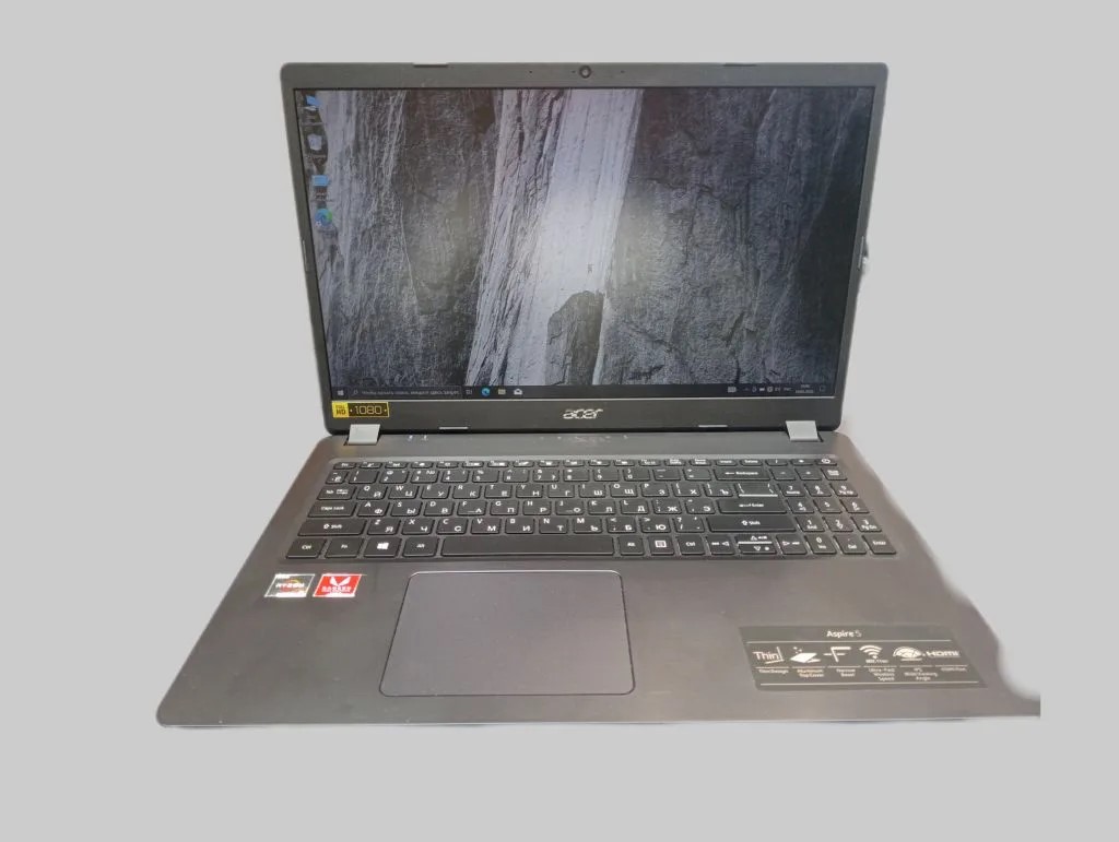 Ноутбук Acer Aspire 5 A515-43-R89G, 15,6", чёрный, 8 ГБ ОЗУ, 256 ГБ SSD-1