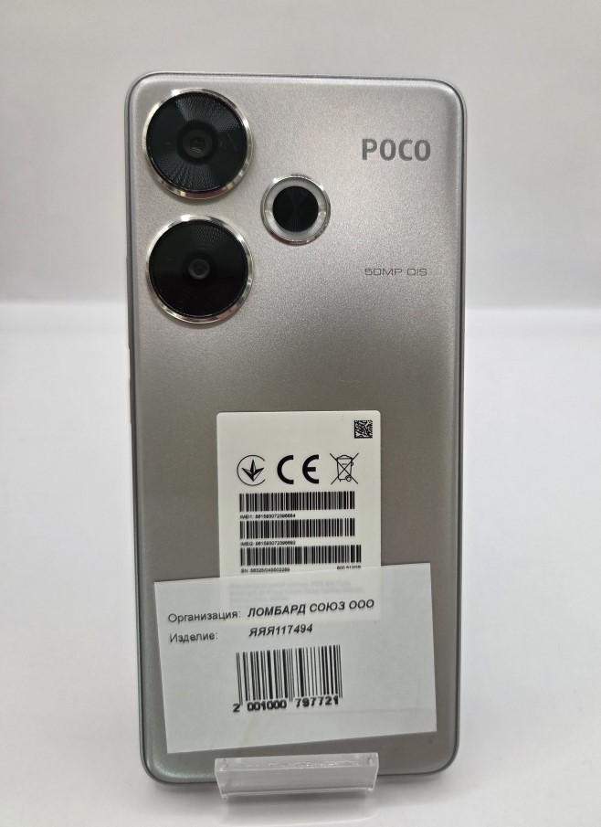 Смартфон Xiaomi POCO F6, 12/512 ГБ, серый-1