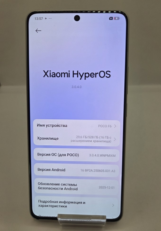 Смартфон Xiaomi POCO F6, 12/512 ГБ, серый