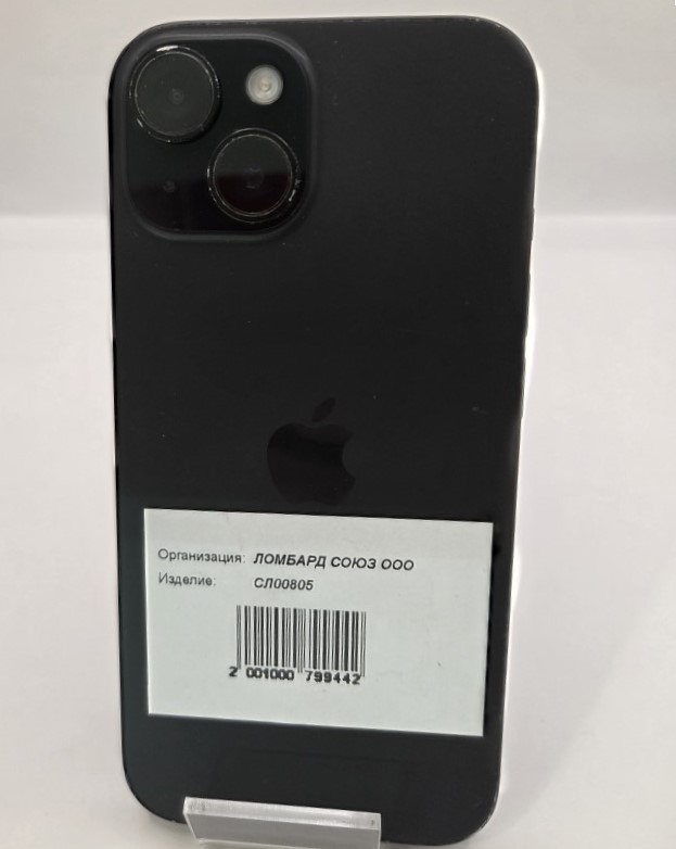 Смартфон Apple iPhone 15 128 ГБ, чёрный-1