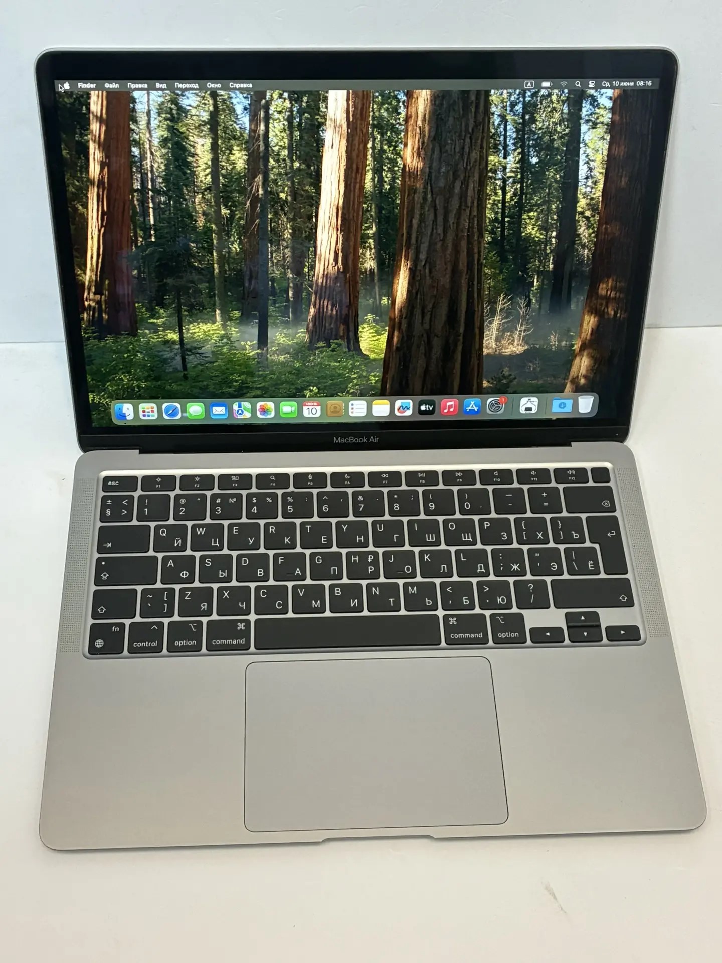 Ноутбук Apple MacBook Air (M1, 2020), 8/256 ГБ, Space Gray-1