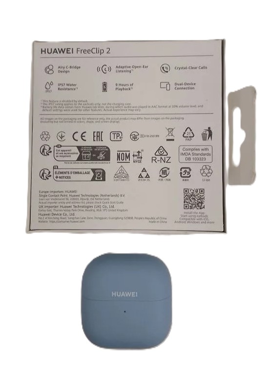 Беспроводные наушники HUAWEI FreeClip 2 T0027, голубые