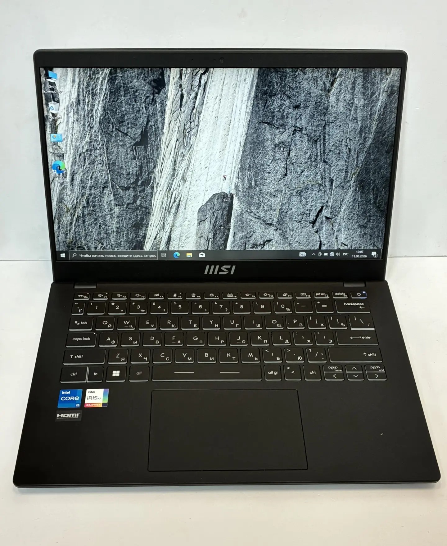 Ноутбук MSI Modern 14 C12M, чёрный, 8/512 ГБ-1