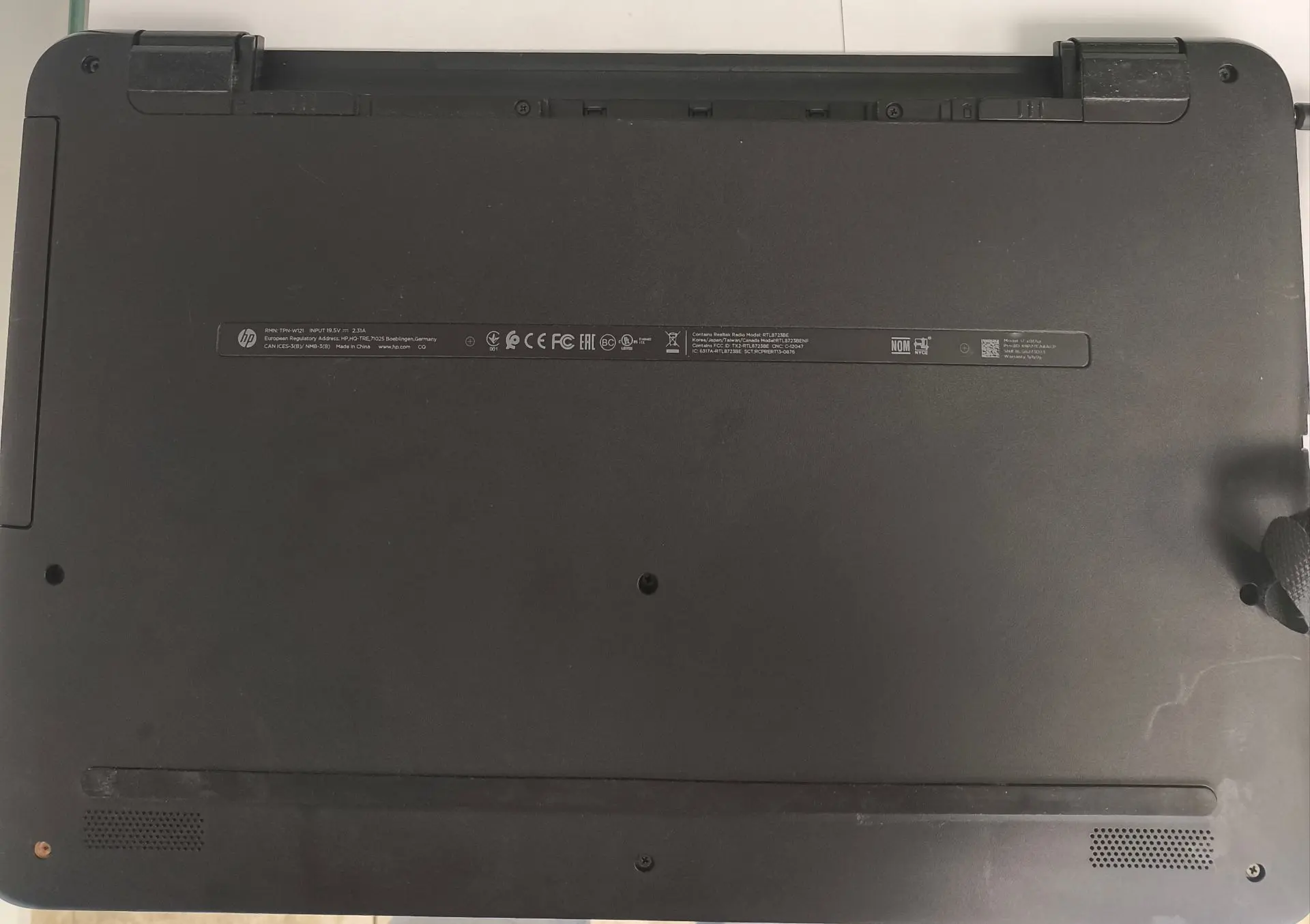 Ноутбук HP 17-x017ur, 17.3", Intel Pentium N3710, 4 ГБ ОЗУ, 512 ГБ HDD, чёрный