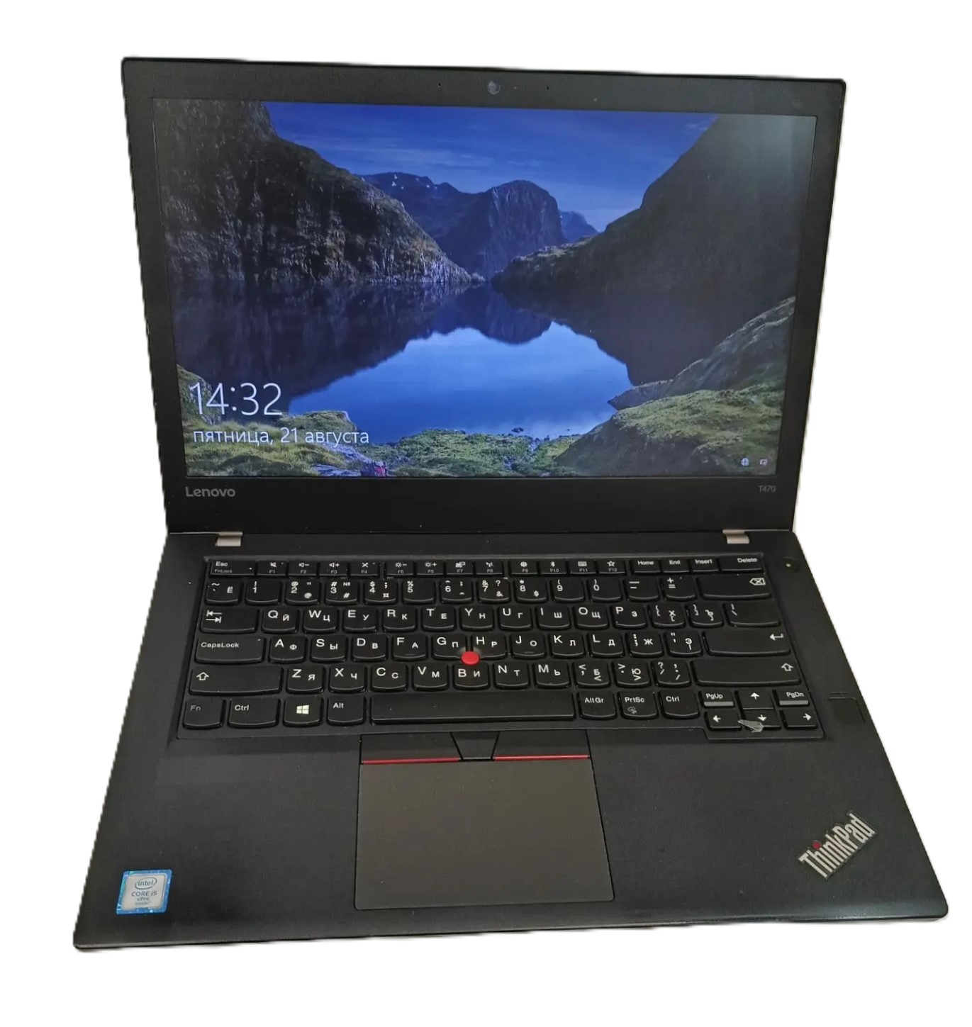 Ноутбук Lenovo ThinkPad T470, 14", серый, Intel Core i5, 4 ГБ ОЗУ, 128 ГБ SSD-1