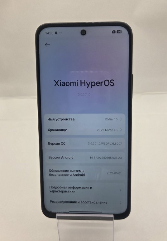 Смартфон Xiaomi Redmi Note 15, 8/256 ГБ, чёрный