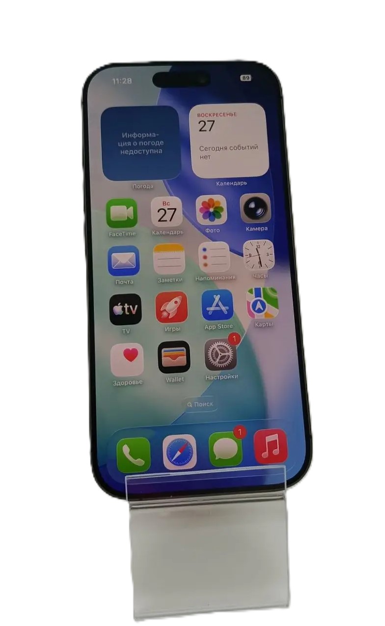 Смартфон Apple iPhone 17 256GB, чёрный-1