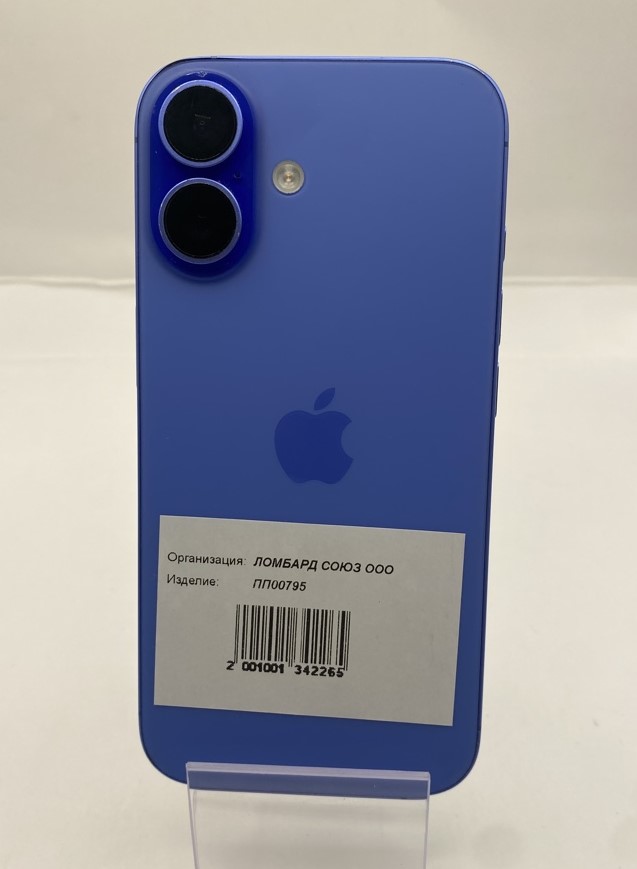 Смартфон Apple iPhone 16 128GB, Ultramarine-1