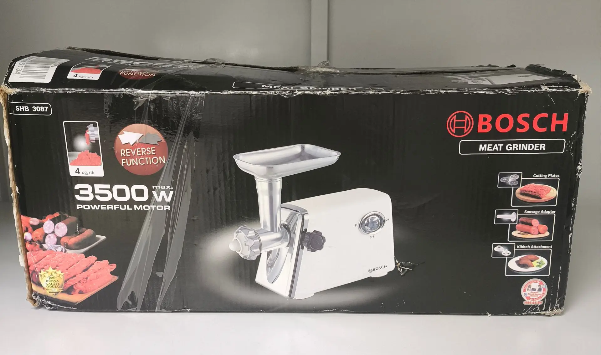 Мясорубка Bosch SHB 3087, 3500 Вт