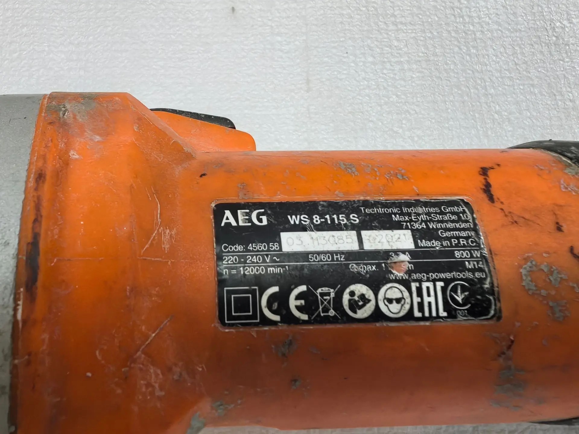 Углошлифовальная машина AEG WS 8-115-S