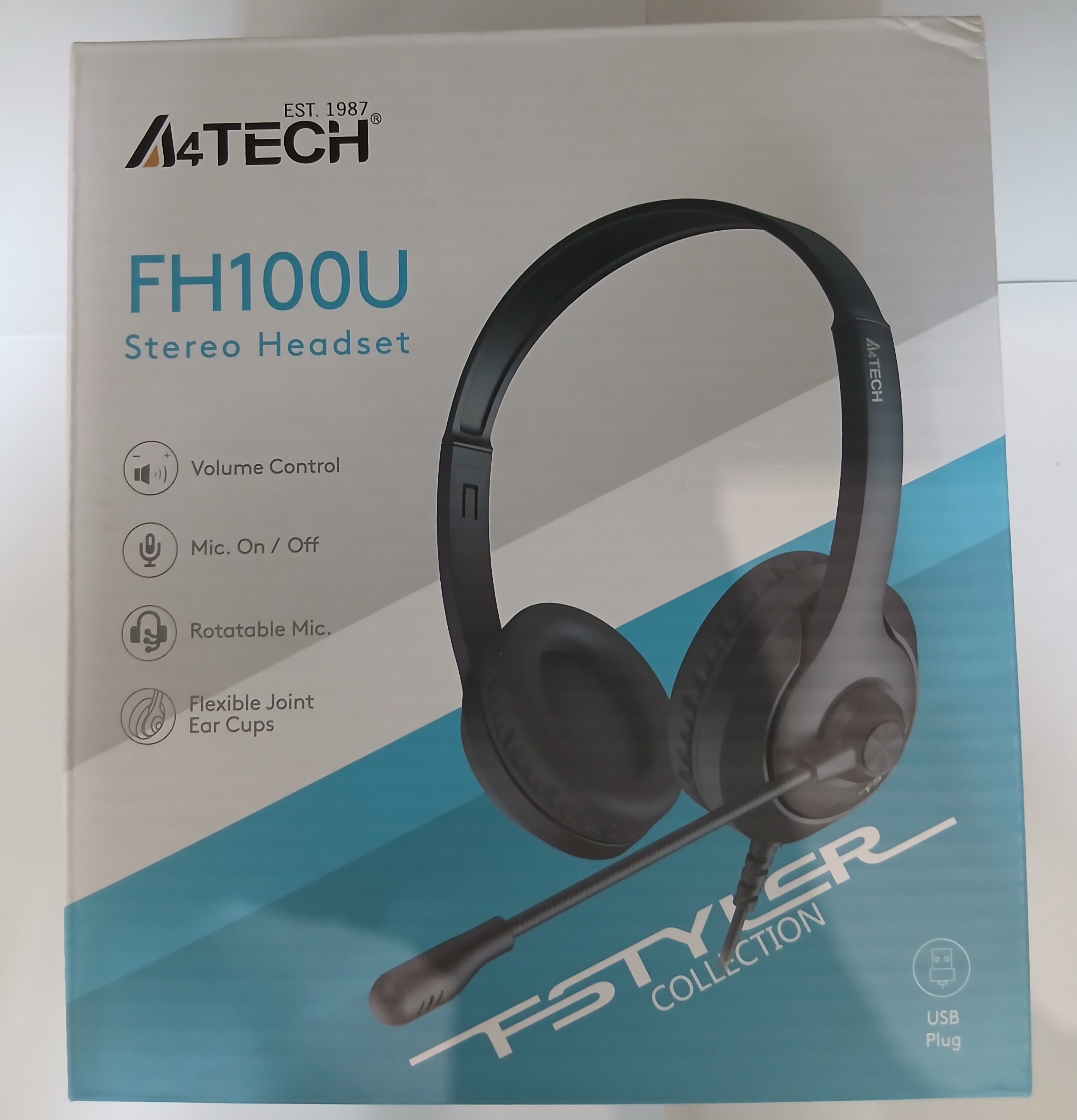 Наушники-гарнитура A4Tech FH100U Fstyler с микрофоном-1