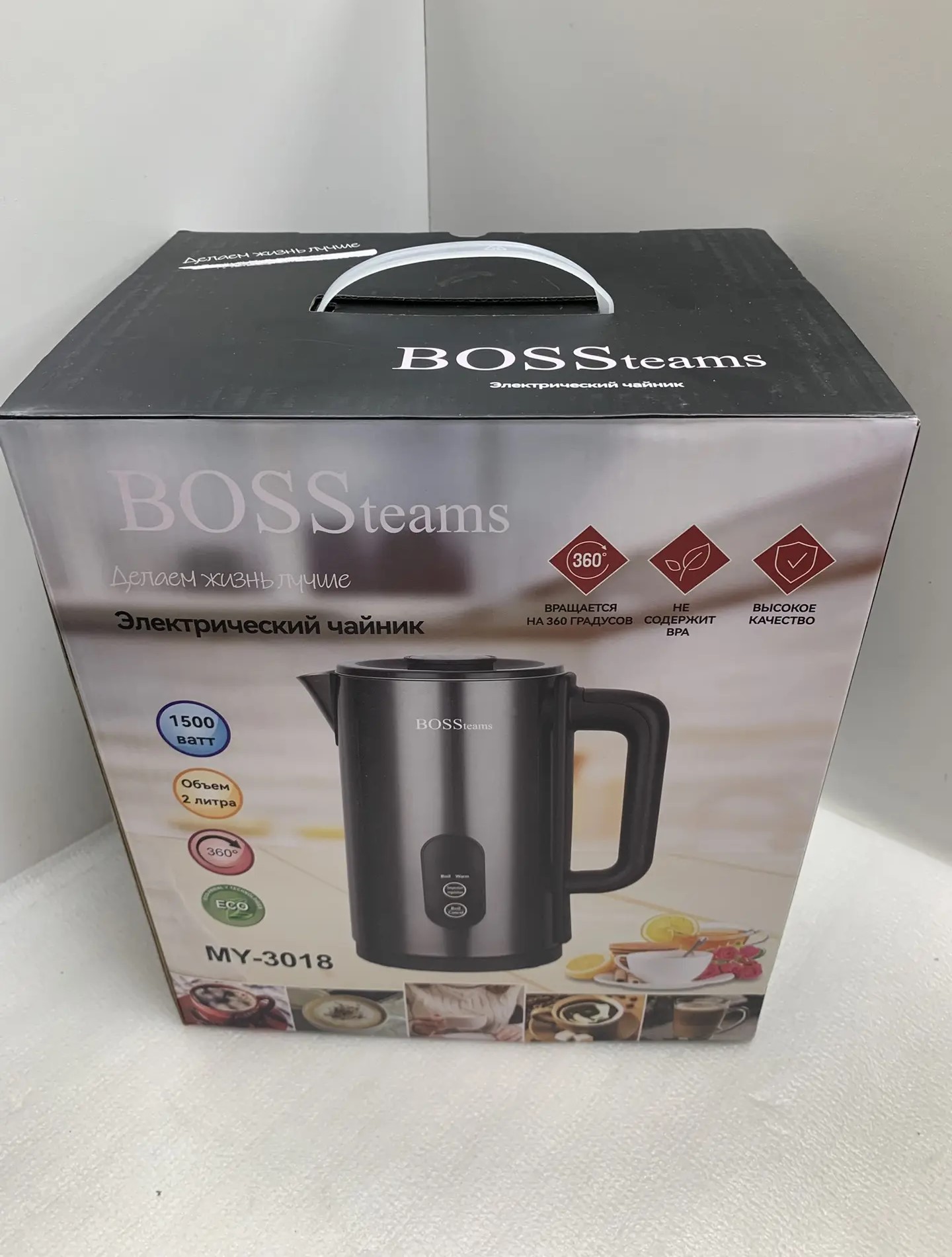 Электрический чайник BOSS teams MY-3018, сенсорный