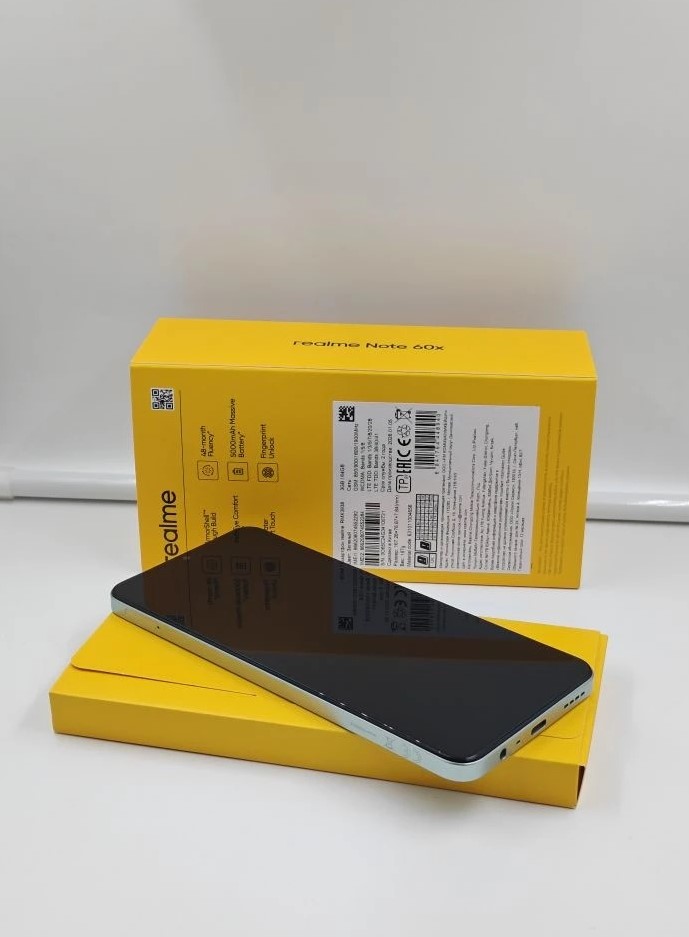 Смартфон Realme Note 60X, 3/64 ГБ, зелёный
