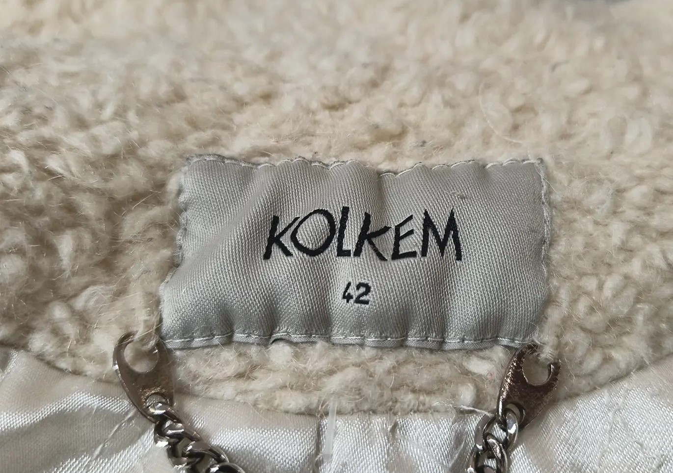 Полупальто Kolkem из экомеха, размер 42