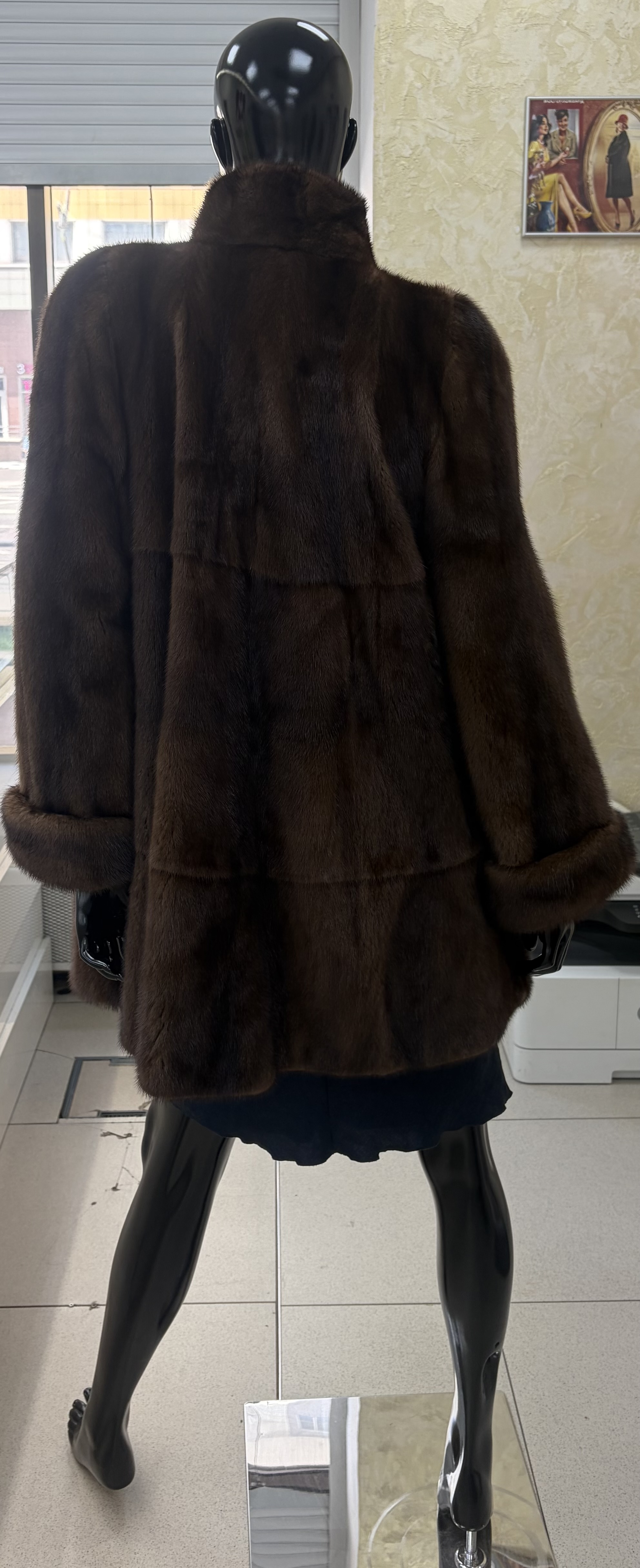 Шуба MANZARI без капюшона