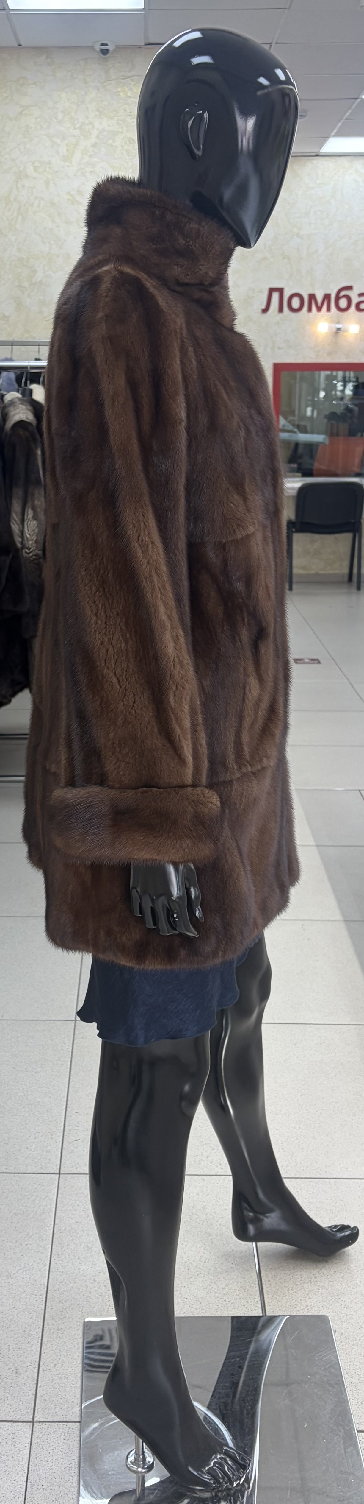 Шуба MANZARI без капюшона