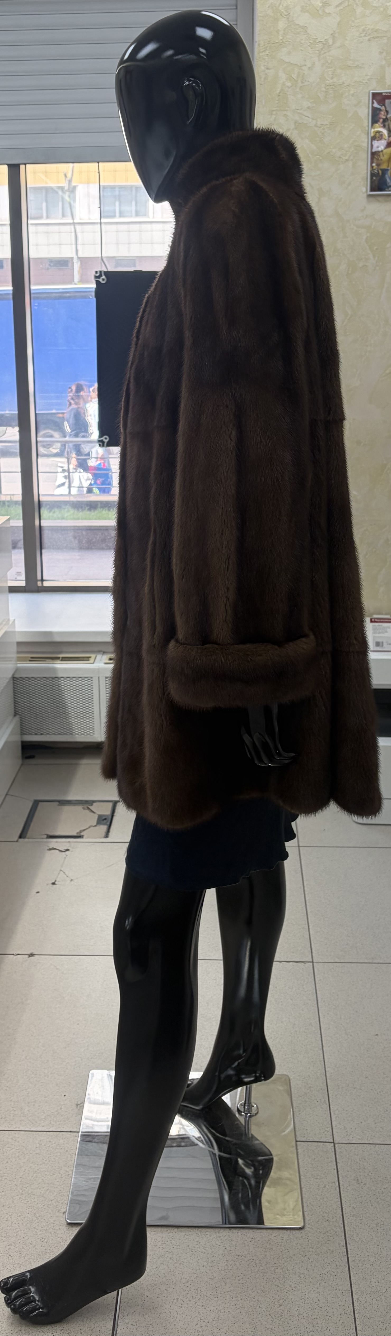 Шуба MANZARI без капюшона