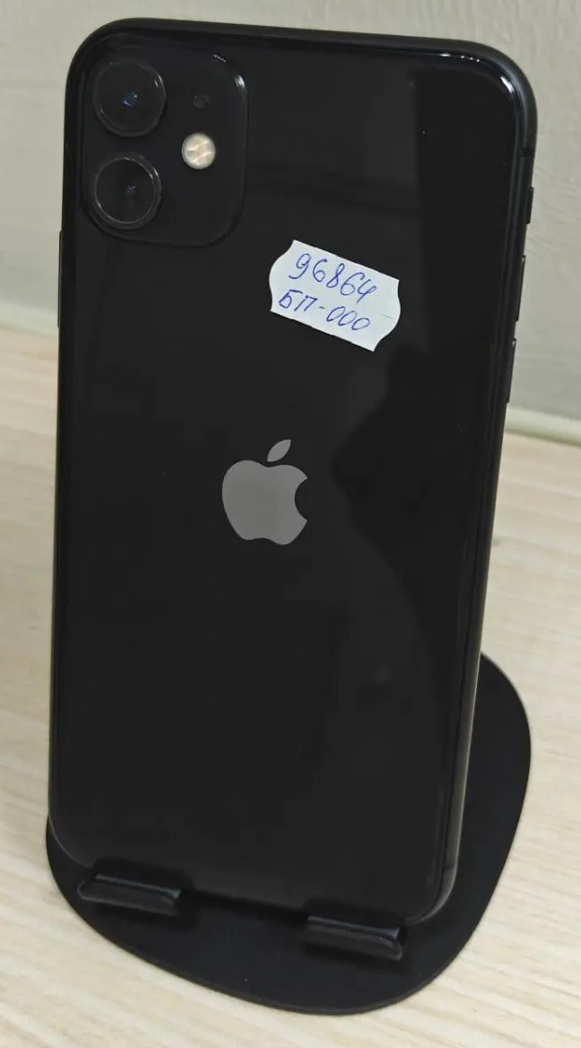 Смартфон Apple iPhone 11, 128 ГБ, чёрный