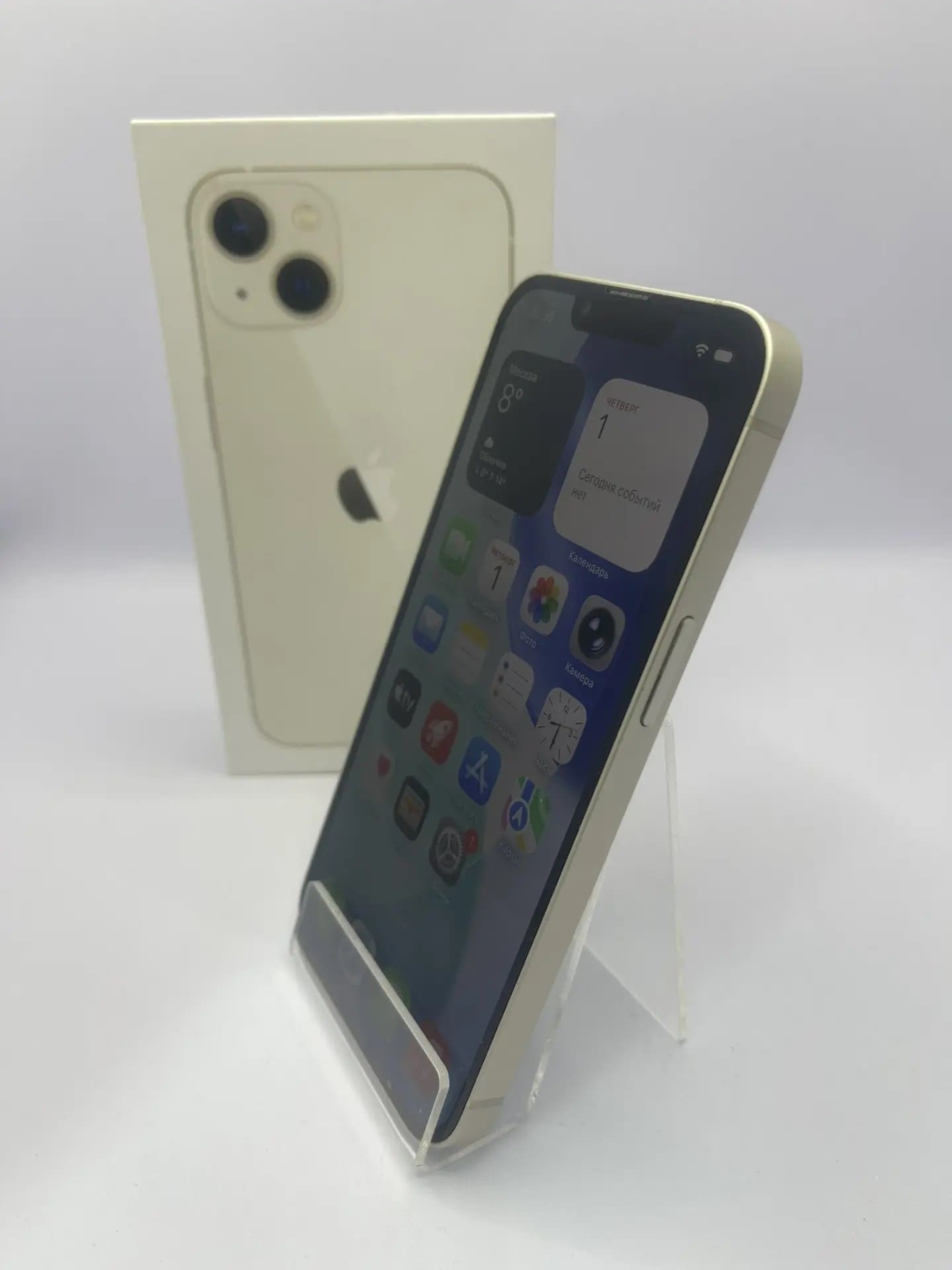 Смартфон Apple iPhone 13 Model: MLNX3 RK/A 128GB Starlight IMEI :351152340851983 